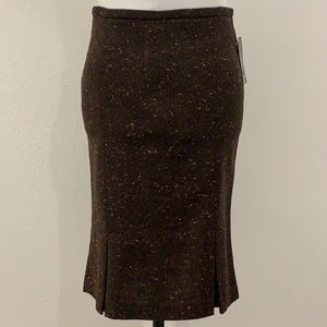 NWT Friponne Paris Gorgeous Brown tweed skirt